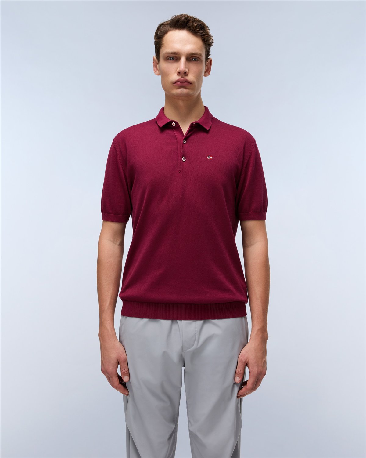 Nelli Short Sleeve Polo Jumper