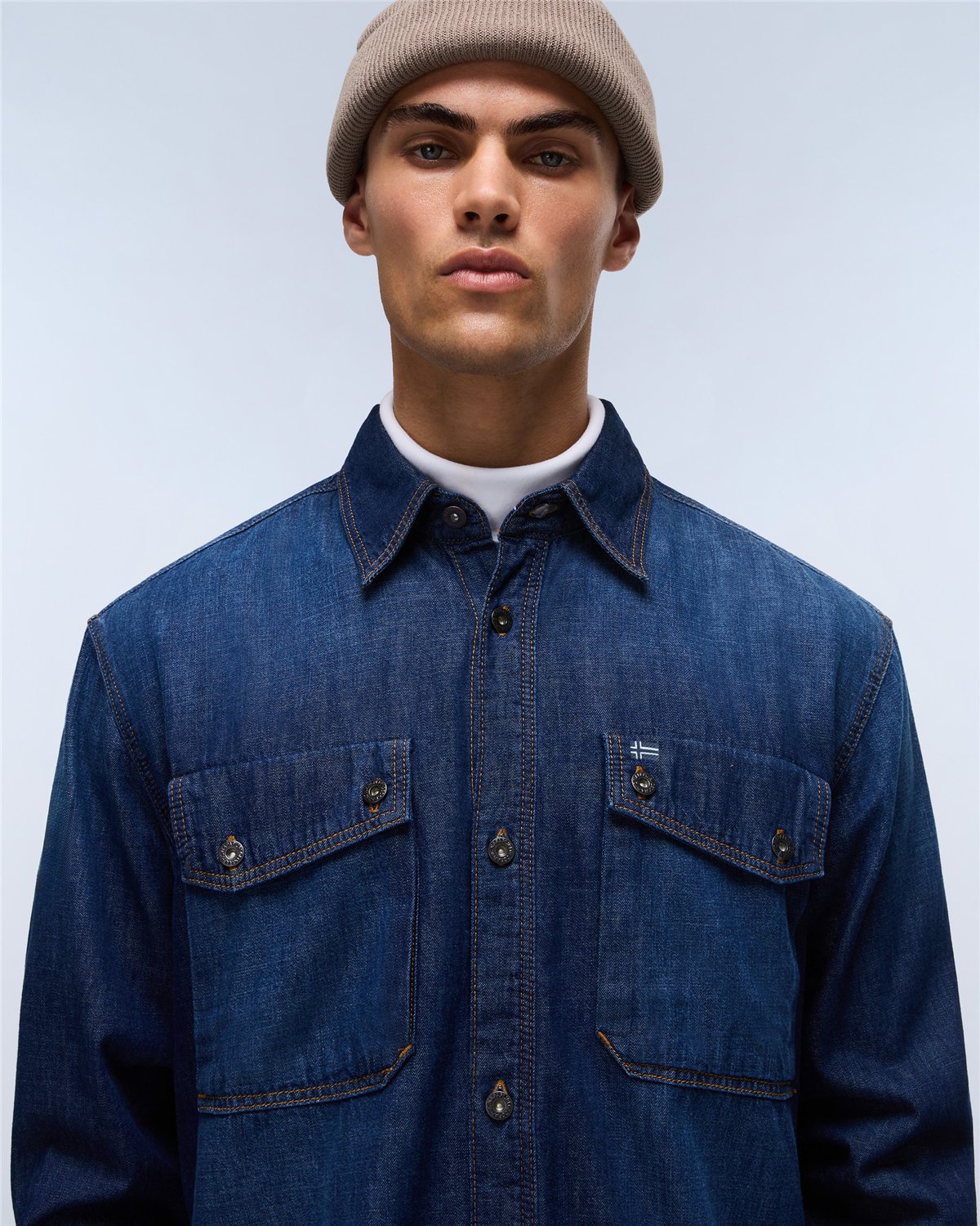 Kiene Denim Long Sleeve Shirt