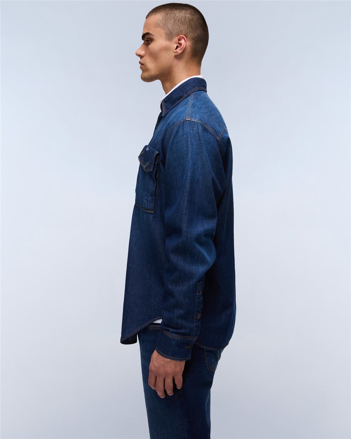 Kiene Denim Long Sleeve Shirt
