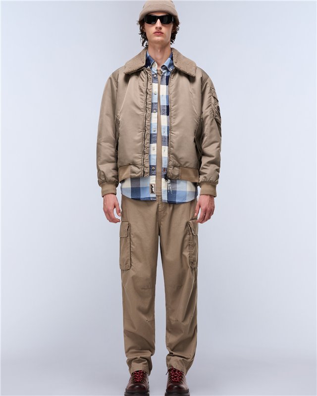 Nemes Micro Curly Bomber Jacket