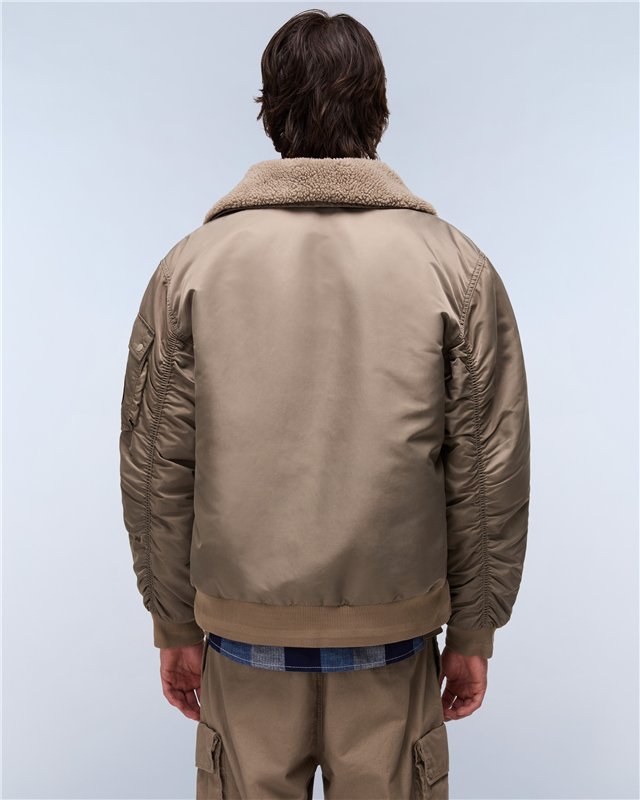 Nemes Micro Curly Bomber Jacket