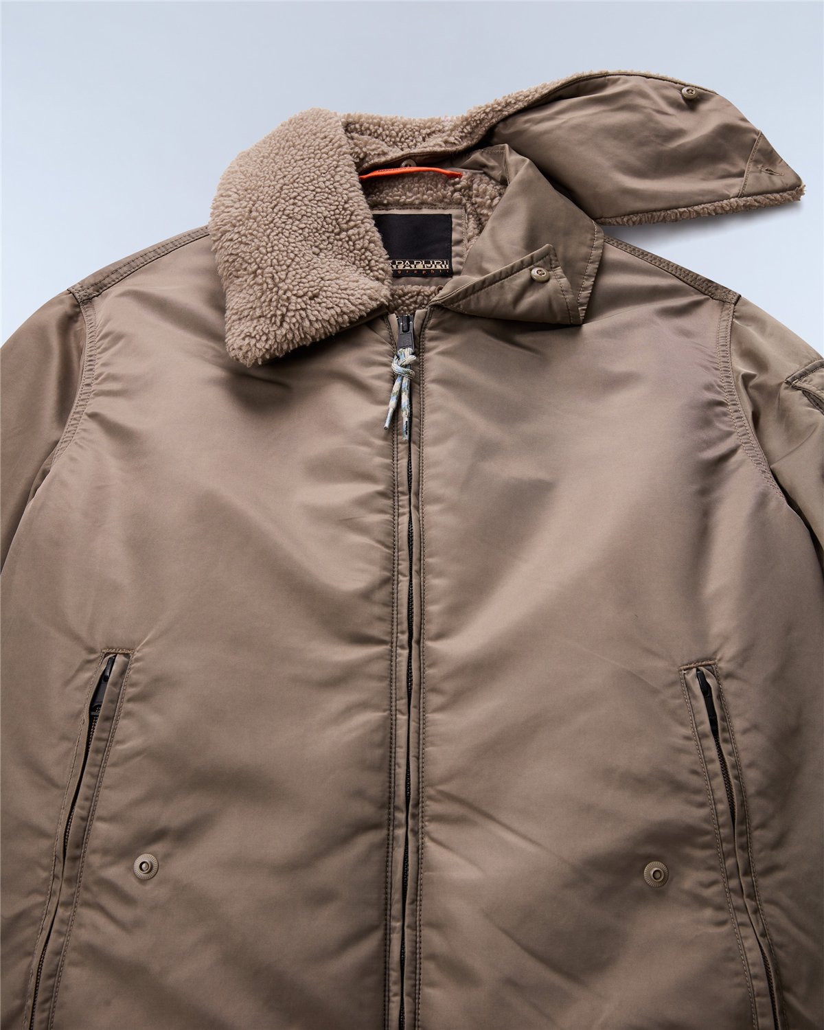 Nemes Micro Curly Bomber Jacket