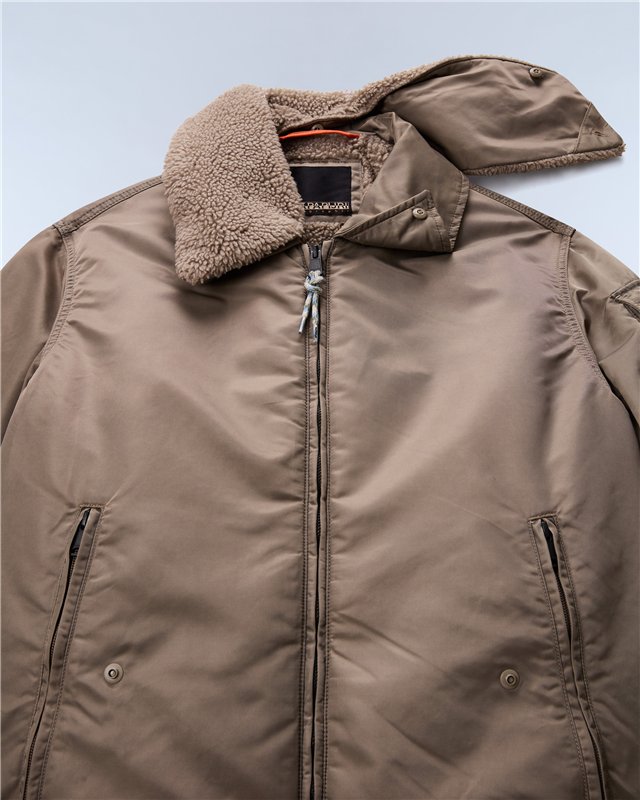 Nemes Micro Curly Bomber Jacket