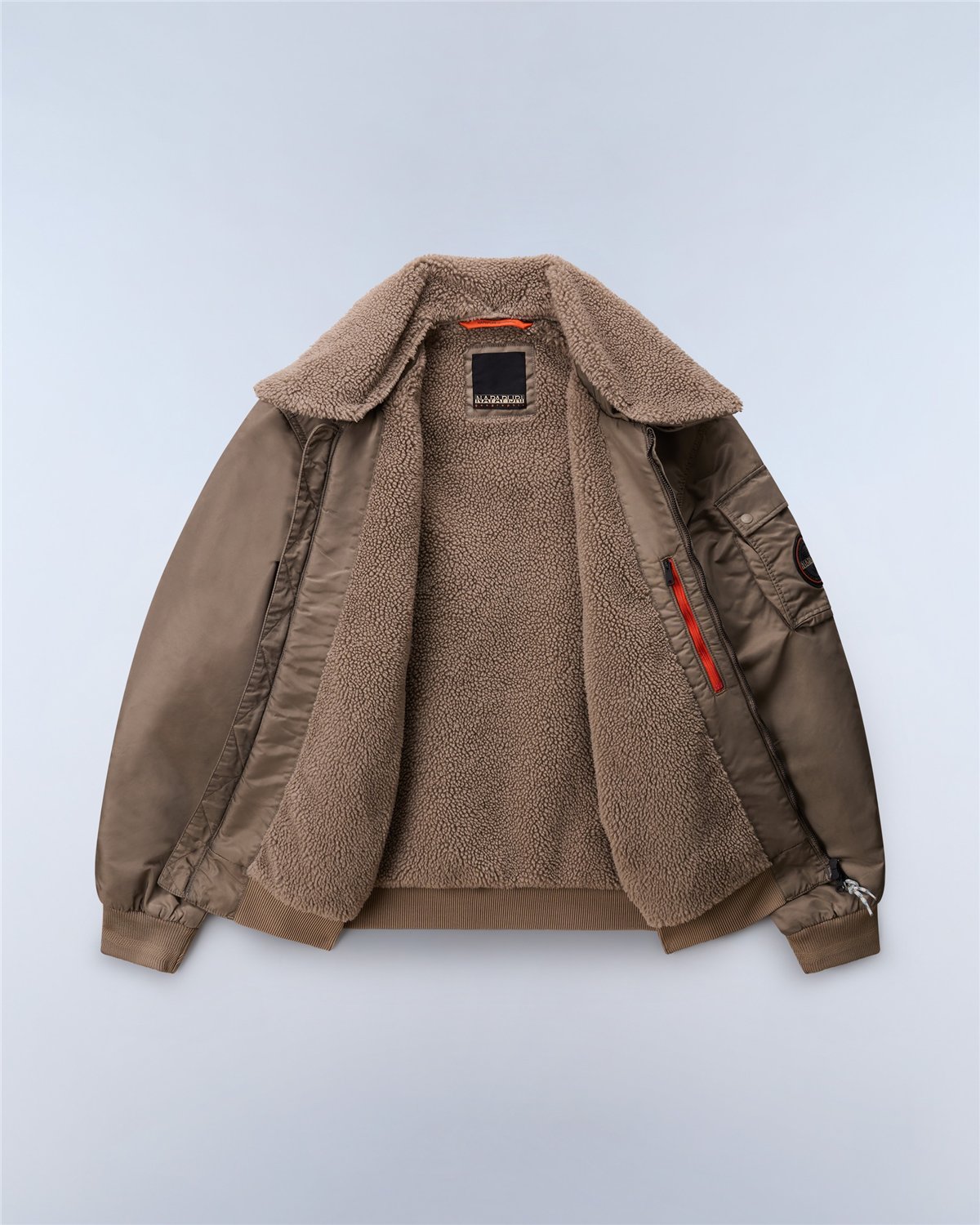 Nemes Micro Curly Bomber Jacket