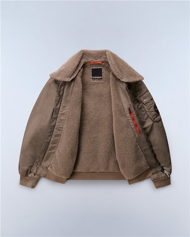 Nemes Micro Curly Bomber Jacket