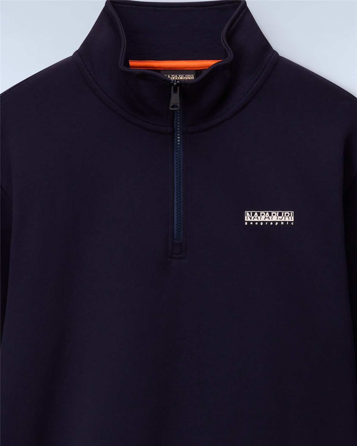 Box Logo Half Zip Hoodie