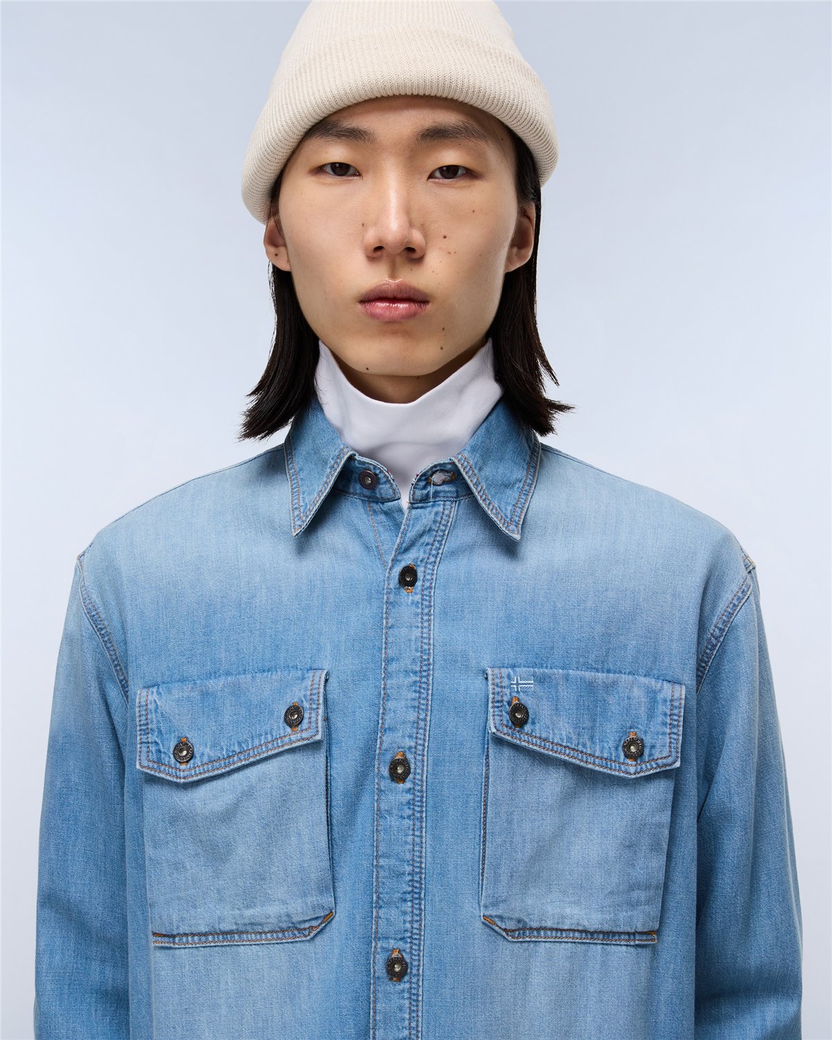 Kiene Denim Long Sleeve Shirt
