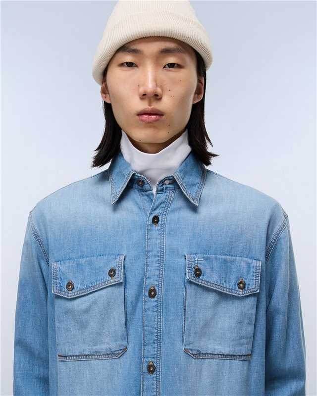 Kiene Denim Long Sleeve Shirt