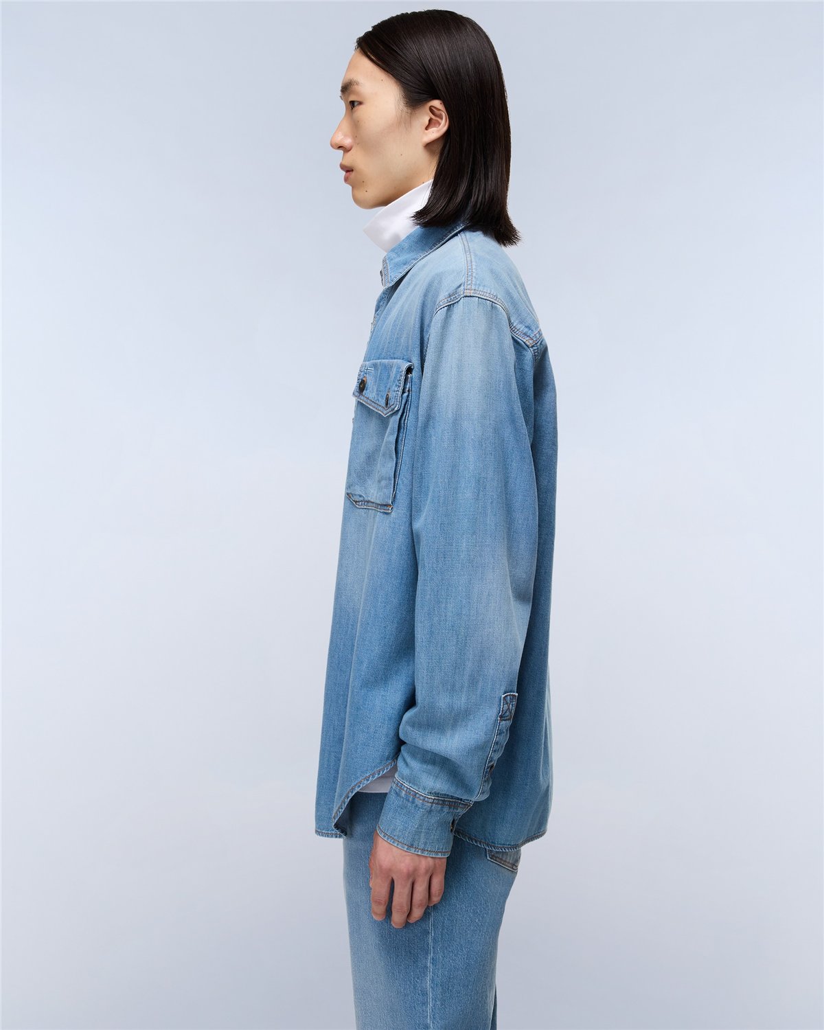 Kiene Denim Long Sleeve Shirt