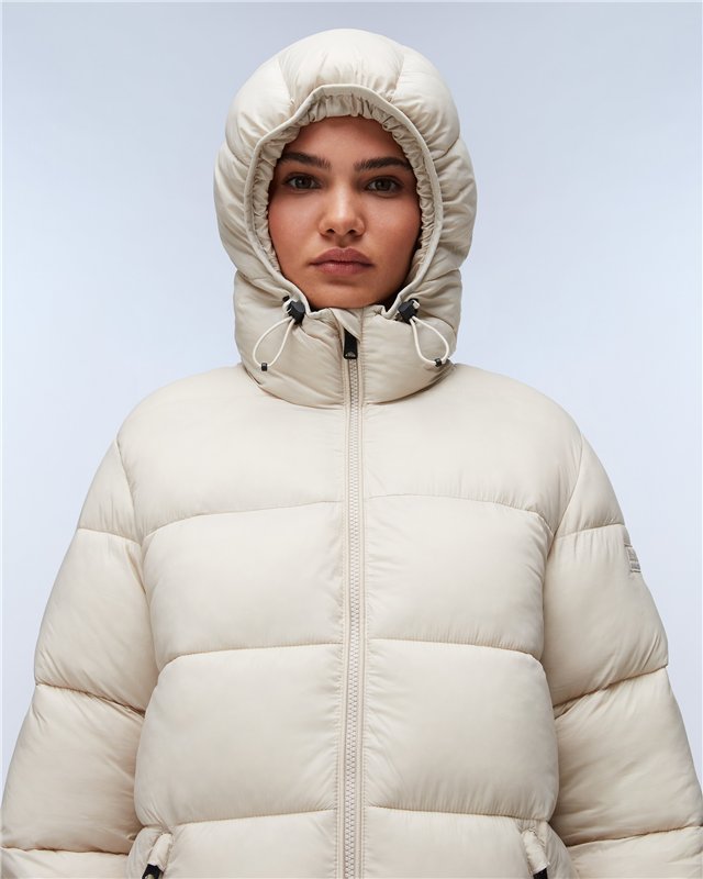 Box Logo Hooded Long Jacket