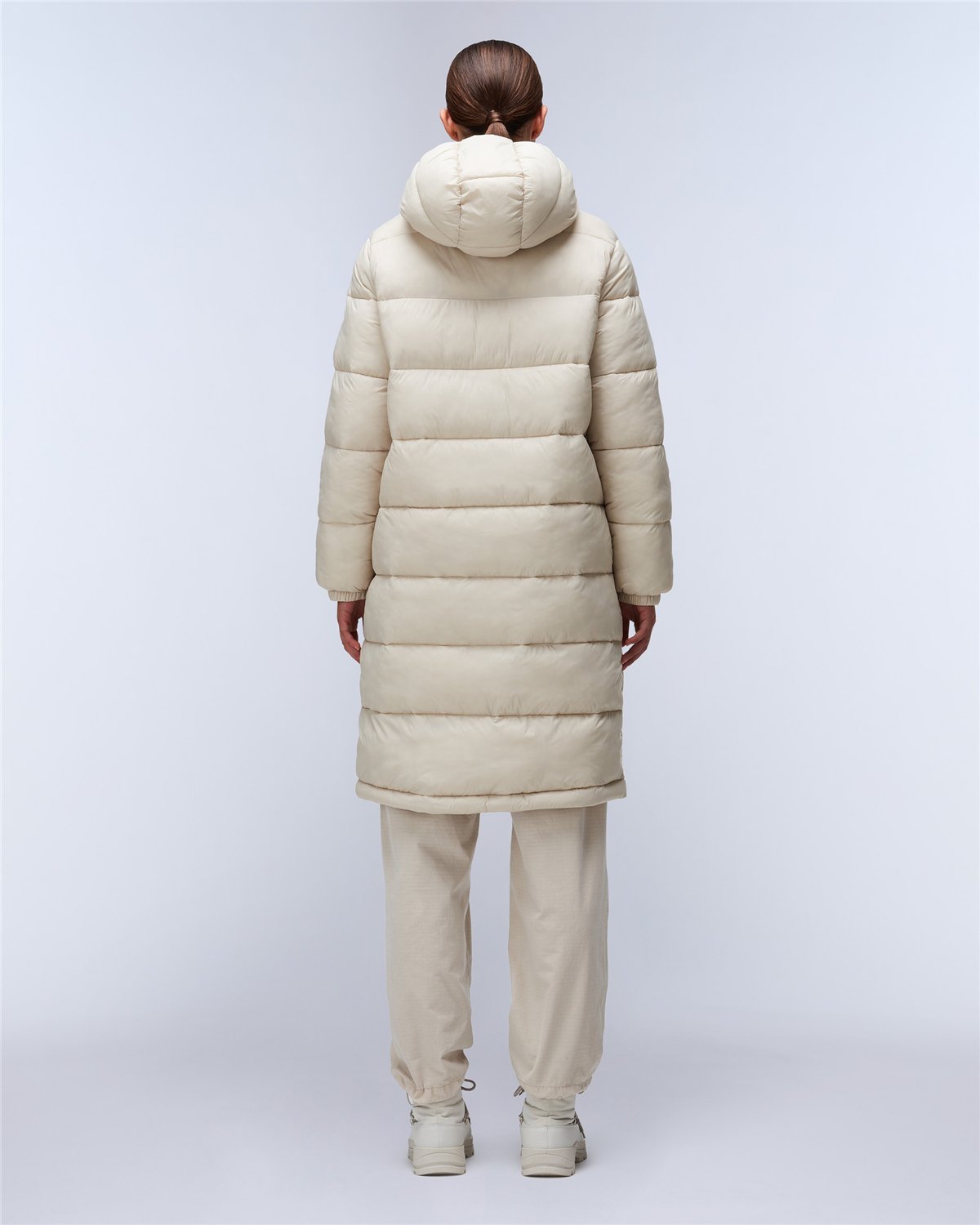 Box Logo Hooded Long Jacket