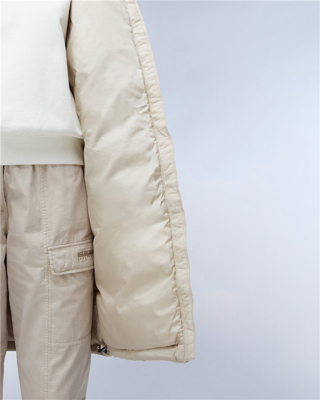 Box Logo Hooded Long Jacket