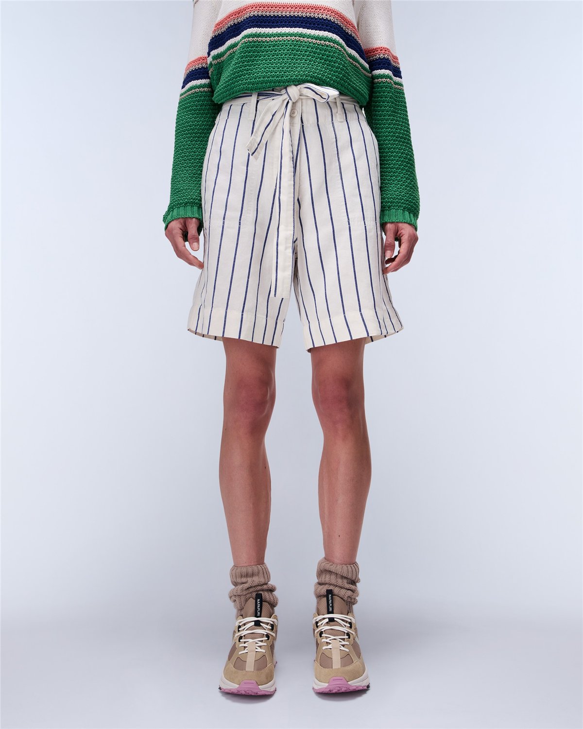 Nice Stripe Bermuda Shorts