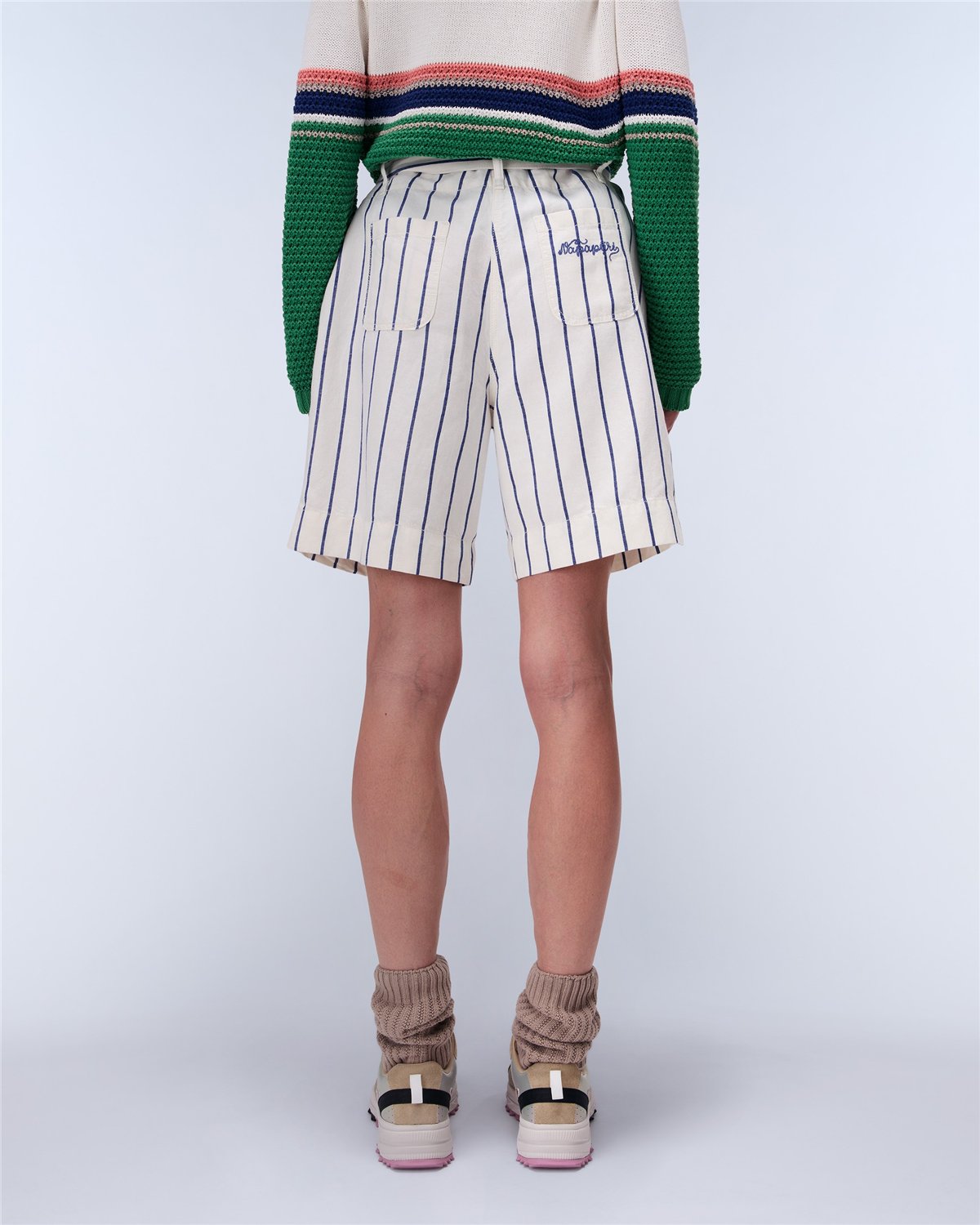 Nice Stripe Bermuda Shorts