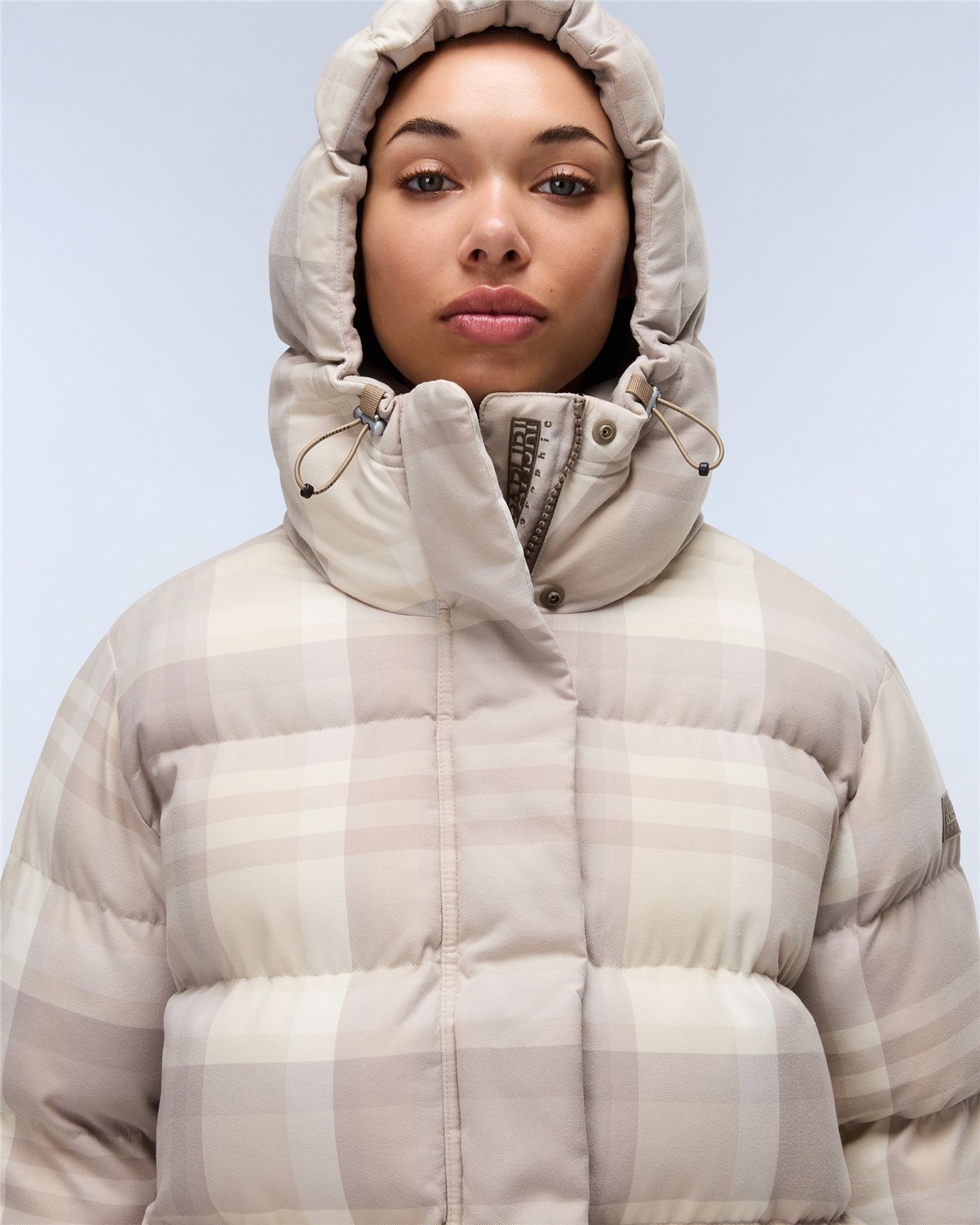 Glane Check Puffer Jacket