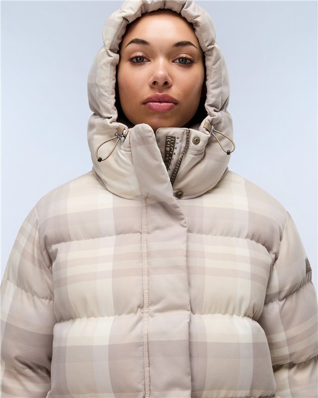 Glane Check Puffer Jacket