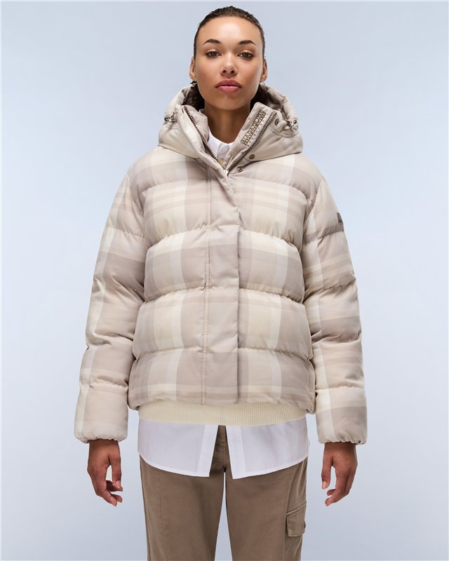 Glane Check Puffer Jacket