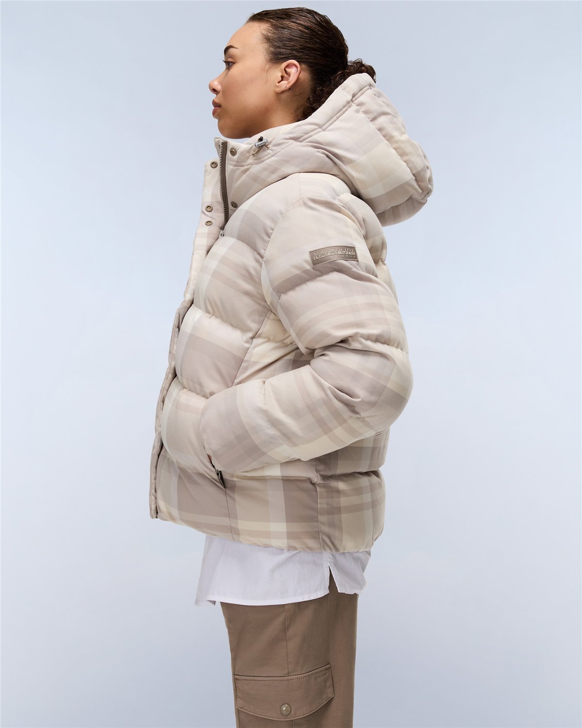 Glane Check Puffer Jacket