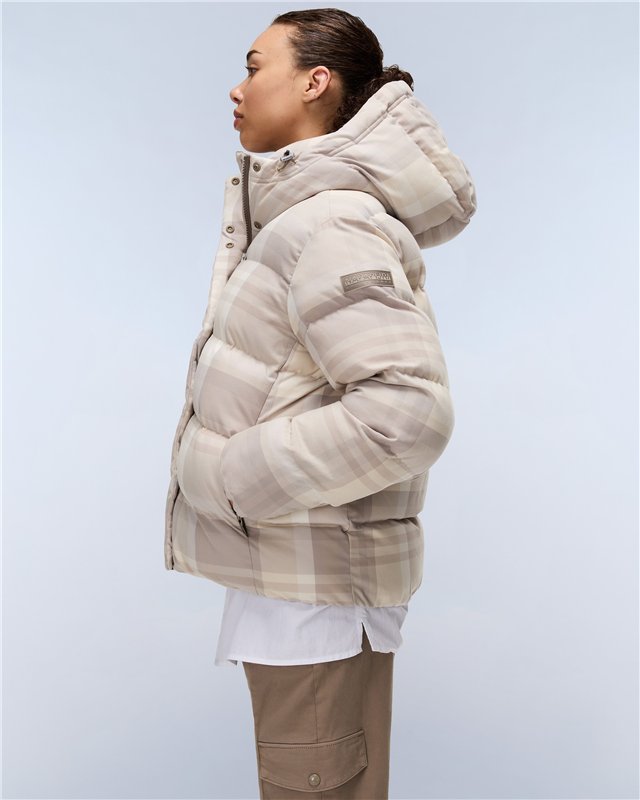 Glane Check Puffer Jacket