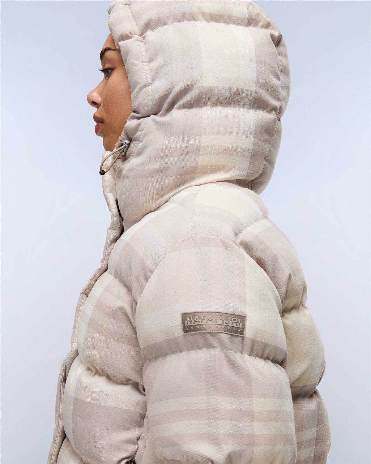 Glane Check Puffer Jacket