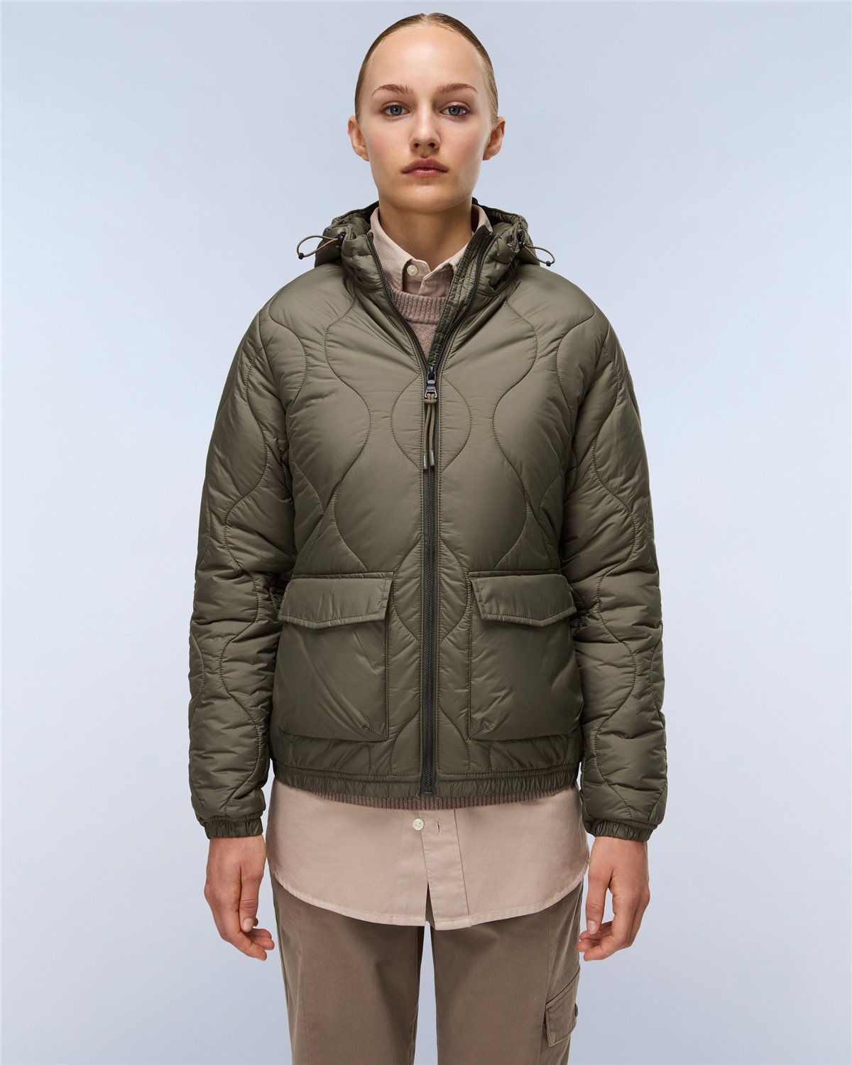 Sort Puffer Jacket