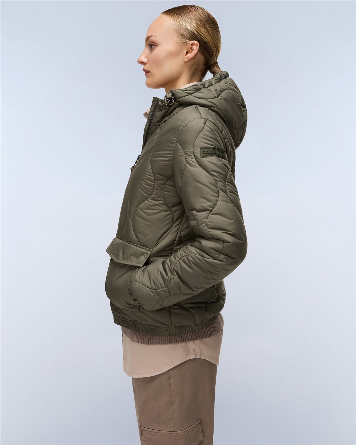 Sort Puffer Jacket