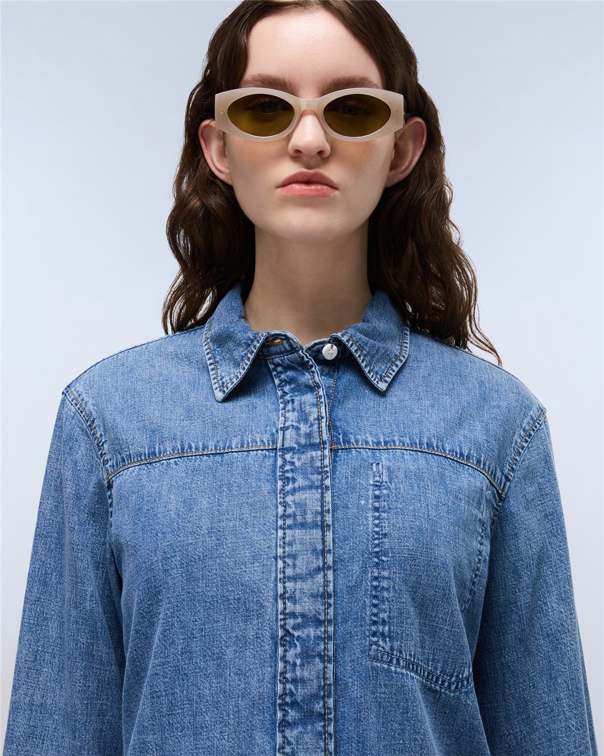 Cimonde Denim Long Sleeve Shirt