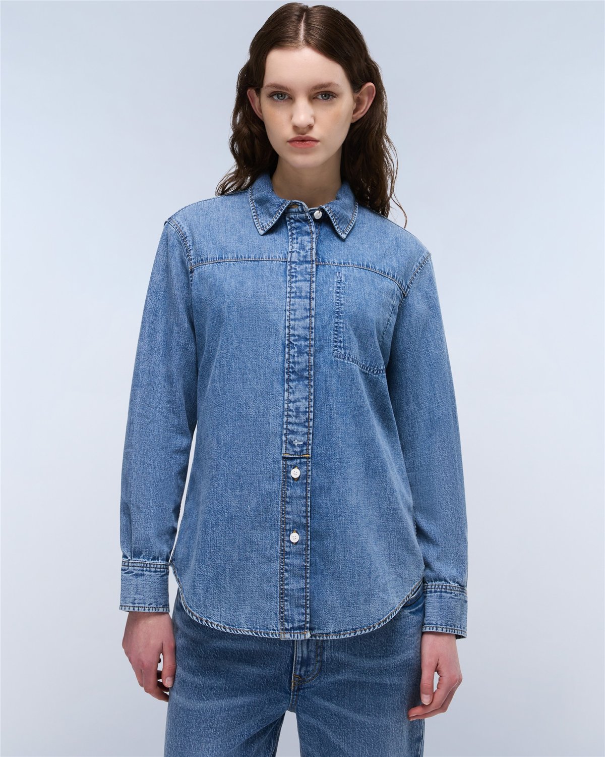 Cimonde Denim Long Sleeve Shirt