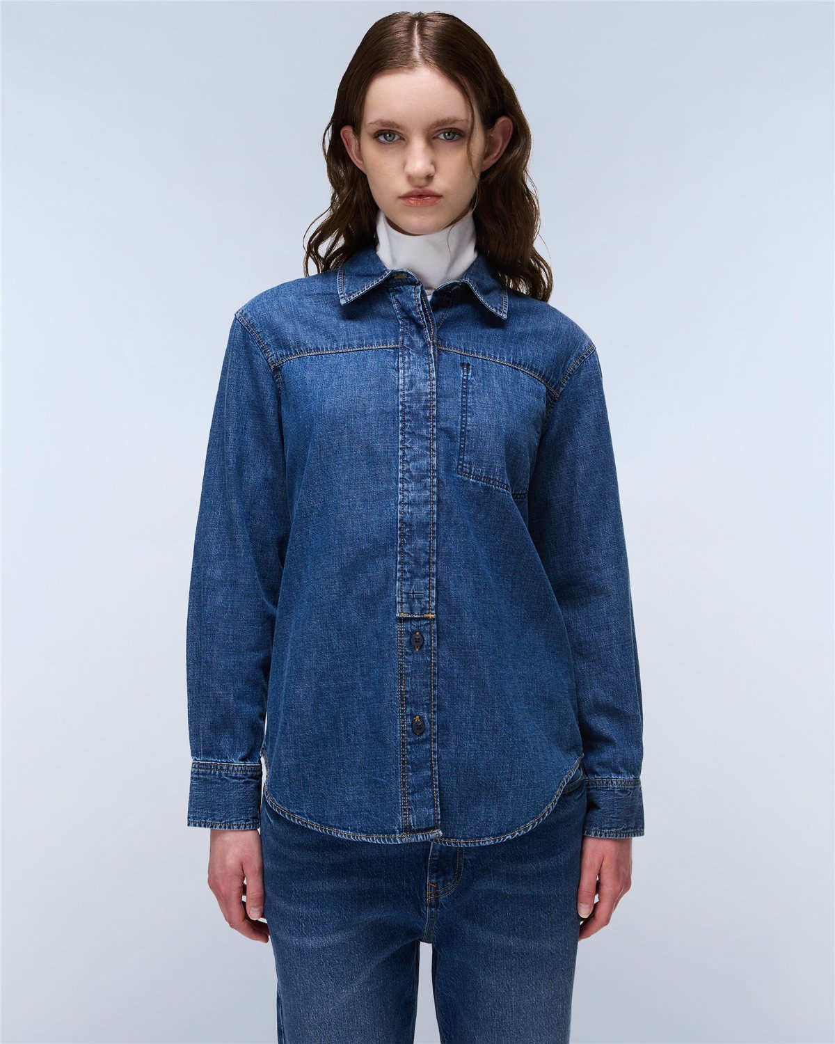 Cimonde Denim Long Sleeve Shirt
