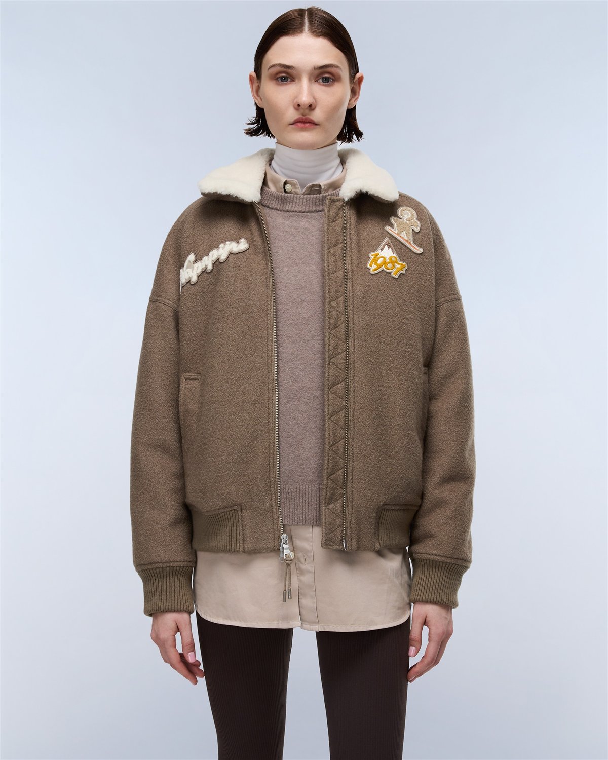 Tovel Wool Bomber Jacket